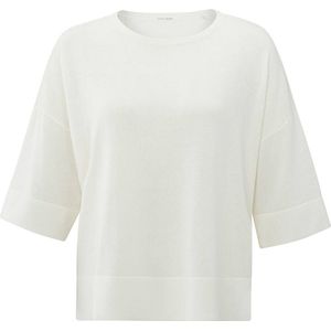 YAYA Top korte mouw 01-000454-507 Ecru