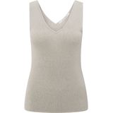 YAYA Top zonder mouw 01-000480-507 Bruin