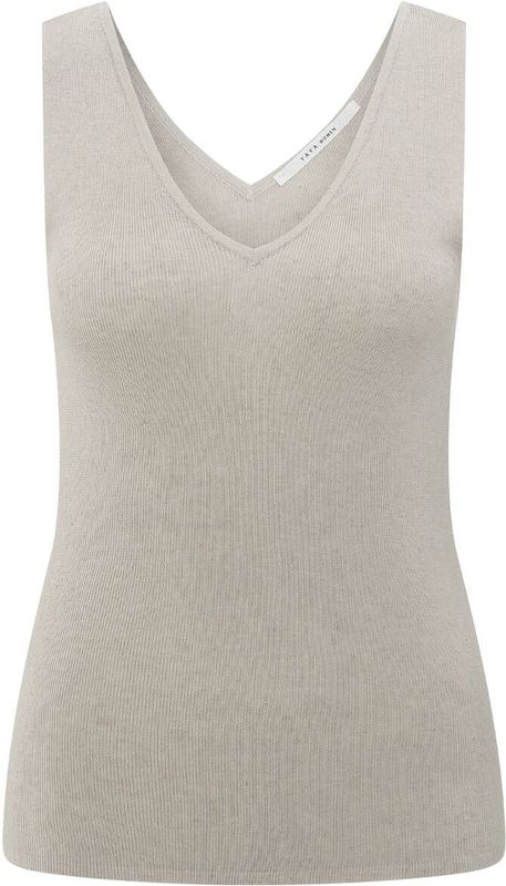 YAYA Top zonder mouw 01-000480-507 Bruin