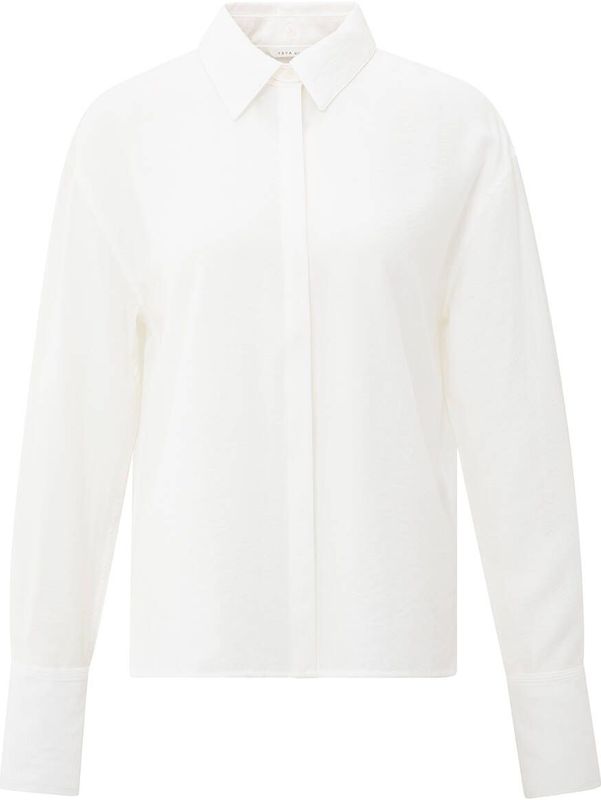 YAYA Blouse lange mouw 01-201179-509 Ecru