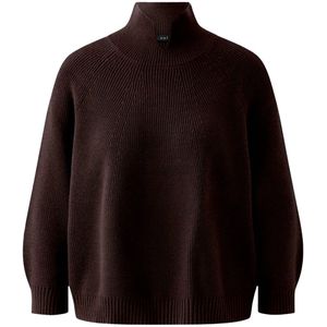 Oui - Pullover 0086101 - Donker Bruin - Pullovers
