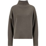Knit-ted - Pullover 252P010 - Midden Grijs - Pullovers