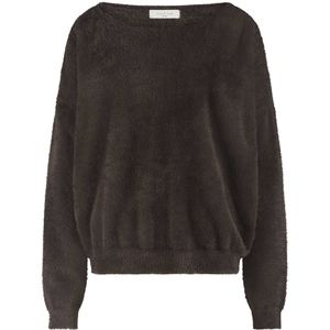 NKF03022 - Mathilde Pullover - Dark Chocolate - 100% Nylon