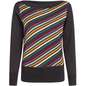 King Louie - Ivy Top Lapis - Top - Zwart - Met Glitter