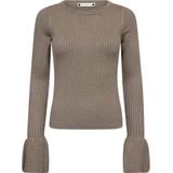 Co'Couture - Pullover 32191 - Licht Bruin