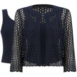 Joseph Ribkoff - Blazer - Donker Blauw - Kleurcode 2166