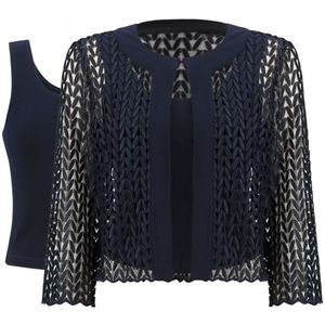 Joseph Ribkoff - Blazer - Donker Blauw - Kleurcode 2166