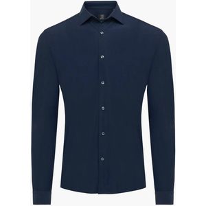 Genti Dresshemd S9258-1130 Donker blauw