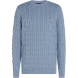 Tommy Hilfiger - Classic Cable - Gebreide Trui - Blauw - Heren