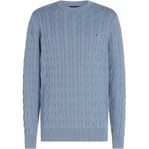 Tommy Hilfiger - Classic Cable - Gebreide Trui - Blauw - Heren