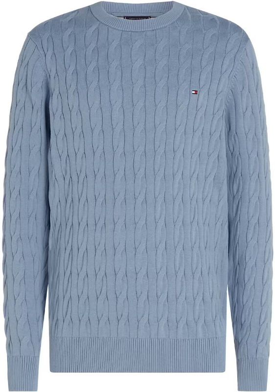 Tommy Hilfiger - Classic Cable - Gebreide Trui - Blauw - Heren