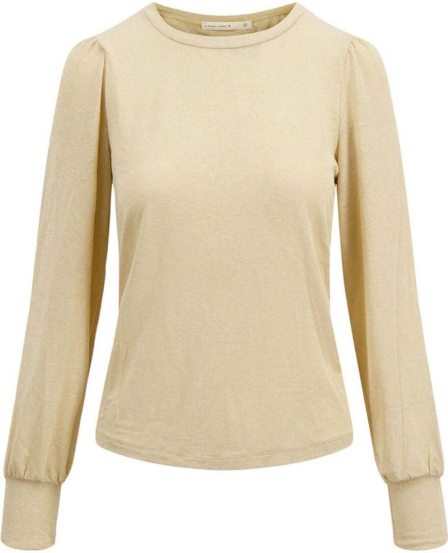 Zusss - Top lange mouw - Licht beige - 0304-217