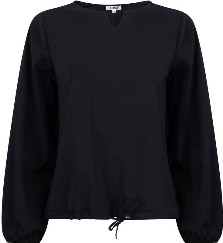 Zoso - T-shirt - Zwart - Joan 255 0000 - Dames