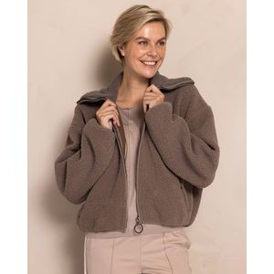 Zhrill - Jasje ZJ241-N3074 - Taupe - Leren Jassen