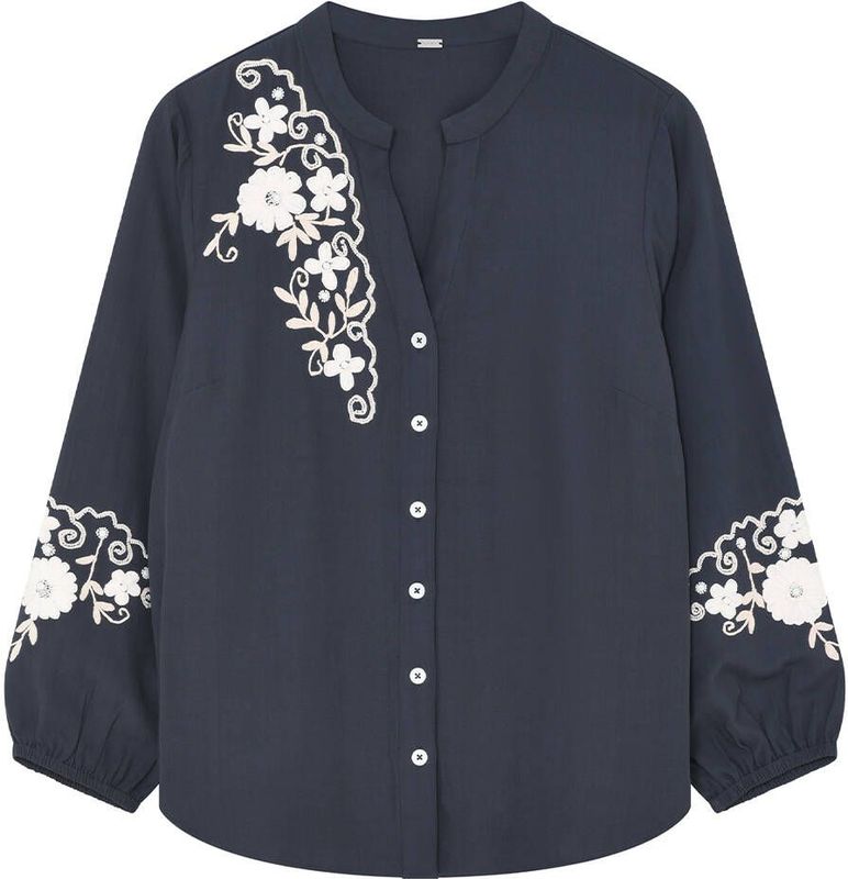 Gustav, Dames, Blouses & Shirts, Blauw, Maat: XS Viscose,