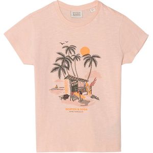 Scotch & Soda T-shirt 176863 Oranje