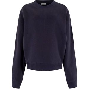Anna Blue Sweat B60-04-CrewBigLog Donker blauw