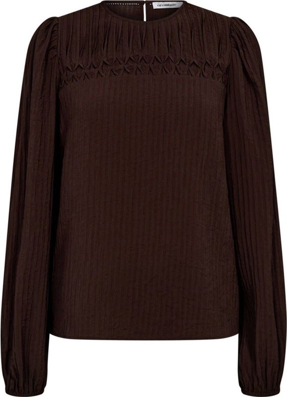 Co'Couture - Blouse - Bruin - Dames