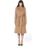 Giacomo, Dames, Mantels, Bruin, Maat: XL Wol,