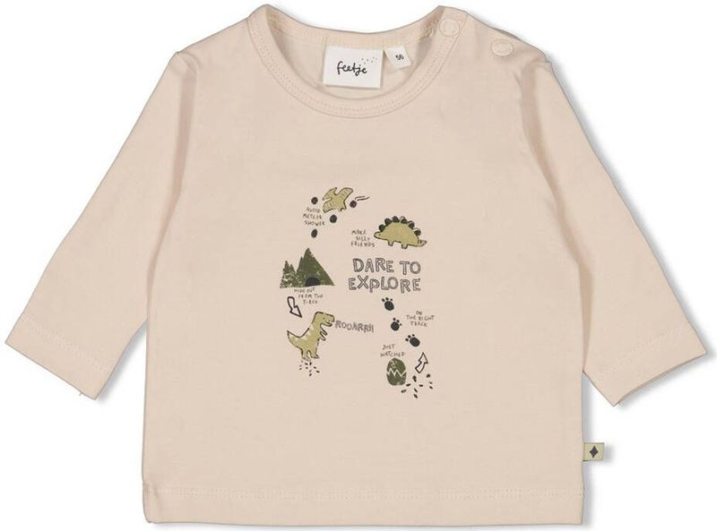 Feetje - Rawrsome Longsleeves - Longsleeve - Ecru