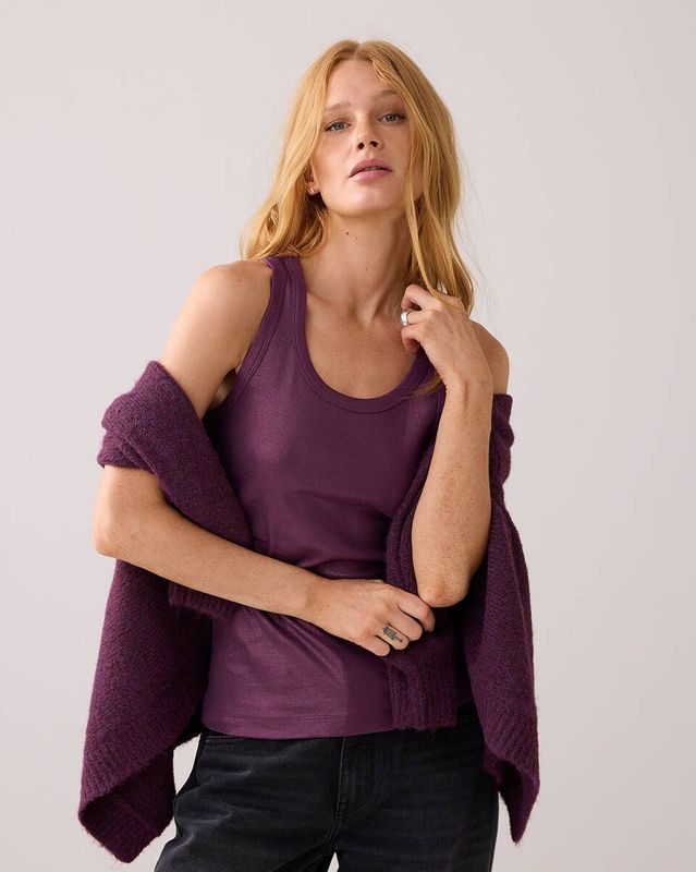 Summum - Top 3s4873-5138 - Dames Top - Diep Paars
