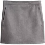 Minirok in leerlook, model 'Relvina cozy'