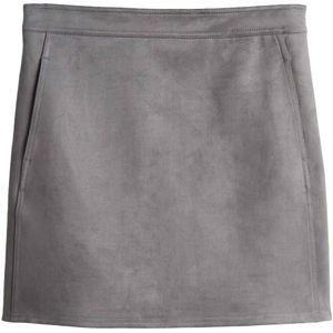 Minirok in leerlook, model 'Relvina cozy'