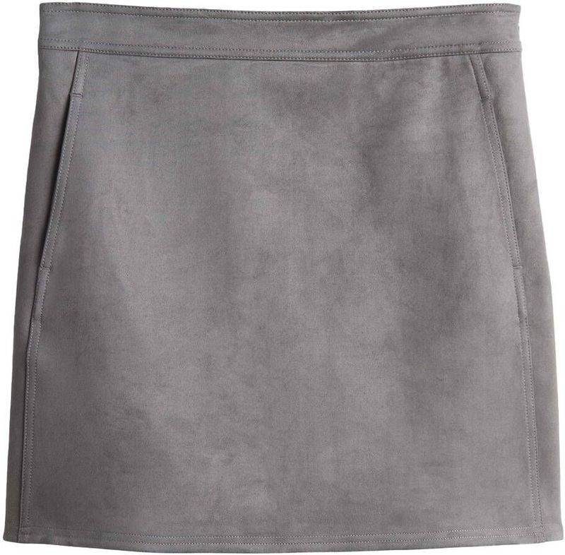 Minirok in leerlook, model 'Relvina cozy'