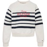 Sweatshirt - Geribbelde Kraag - Ronde Hals - Losse Pasvorm - Lange Mouwen