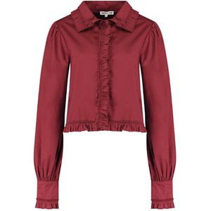 Harper & Yve Blouse lange mouw AW25P603 ELLIE Rood