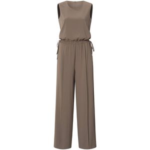 Jumpsuit - Bruin - Katoen - Met Koord