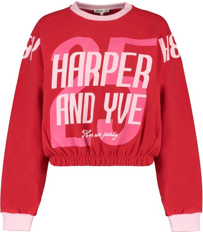 Harper & Yve - Howweparty - Trui - Poppy Red - Dames