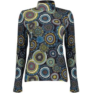 Geisha Top lange mouw 42549-60 Blauw