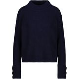 monari - Trui - Navy - Gebreide Truien
