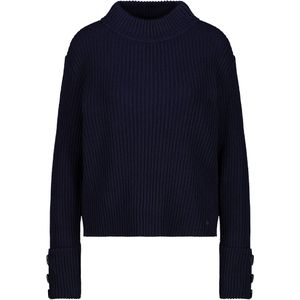 monari - Trui - Navy - Gebreide Truien