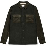 Anerkjendt - AKOSCAR CORD MIX - Overshirt - Donker Blauw