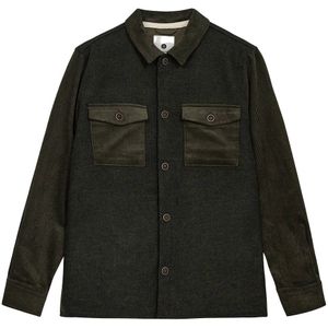 Anerkjendt - AKOSCAR CORD MIX - Overshirt - Donker Blauw