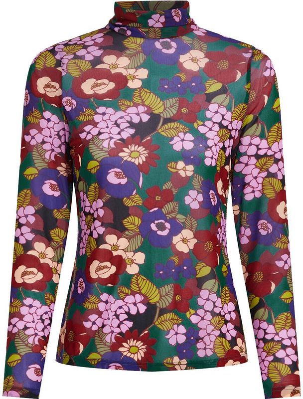 King Louie Top lange mouw 09974 ROLLNECK Donker bruin