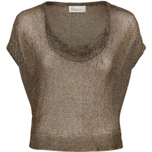 My Essential Wardrobe - Top - Zwart - Korte Mouw - 10705368 MWOlly