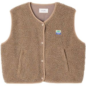 American Vintage - Hok16bh25 - Gilet - Muscade Chine - 100% Polyester