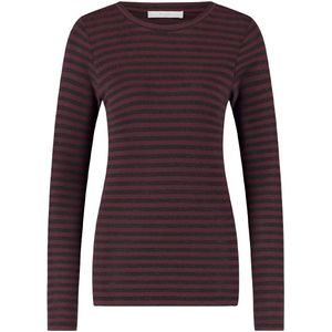 By-Bar Top lange mouw 25511018 BASIC Bordeaux