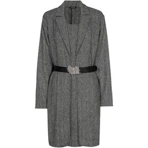 Caroline Biss - Jurk 4121 - Donker Grijs - Cocktailjurk