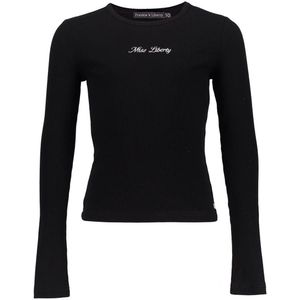 Frankie & Liberty winter t-shirt meisjes - zwart
