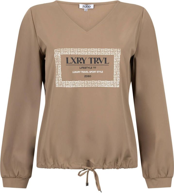Zoso - T-shirt Fame 255 1110 - Camel - Dames