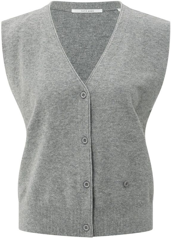 YAYA - Spencer 01-010120-508 - Gilet - Midden Grijs