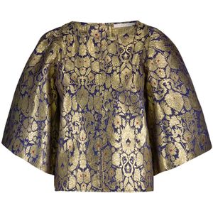 By-Bar Amsterdam - Blouse Korte Mouw - Gold - 25512065 ZASU
