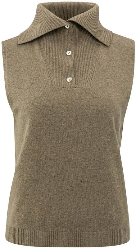 YAYA - 01-000502-509 - Pullover - Zand - Korte Mouw