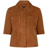 Ibana Blouse korte mouw 302610061 Treabhar S Bruin