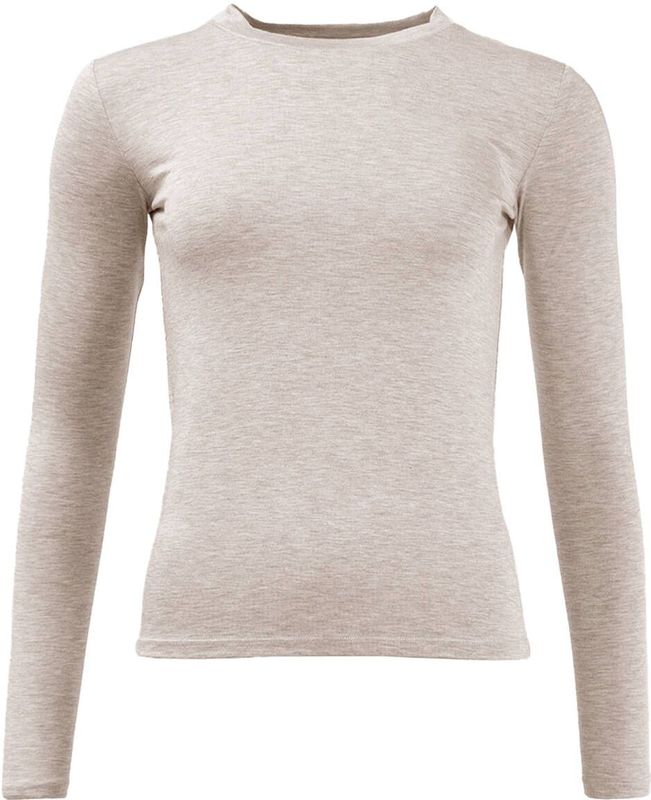 WithBlack - Top - Grijs - Lange Mouw - 00001089 WBLJOSEFINE