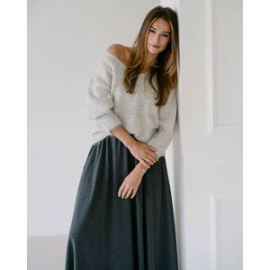 Aimee The Label - Rok MareA5 - Grijs - Plooirok